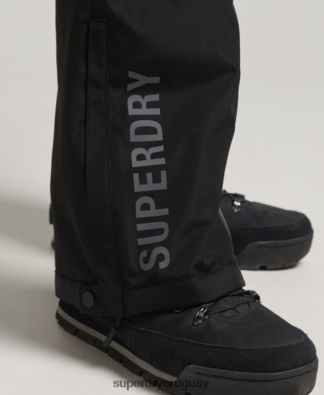 uy Superdry hombres pantalones de rescate de esquí ultimate negro DT2N8Z1372 ropa