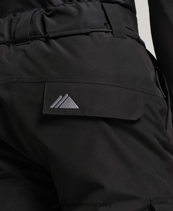 uy Superdry hombres pantalones de rescate de esquí ultimate negro DT2N8Z1372 ropa