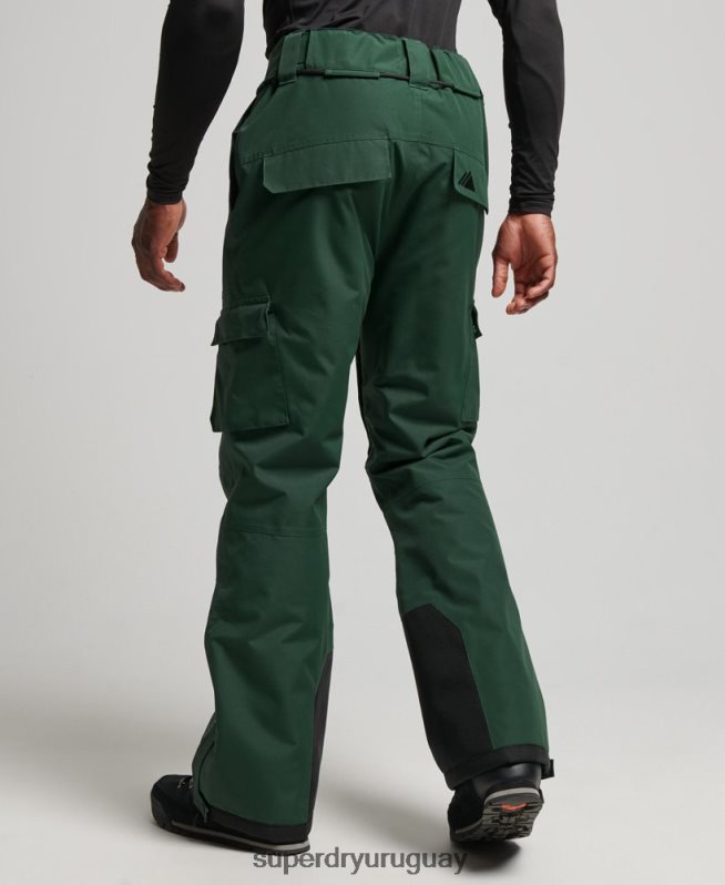 uy Superdry hombres pantalones de rescate de esquí ultimate verde DT2N8Z1380 ropa