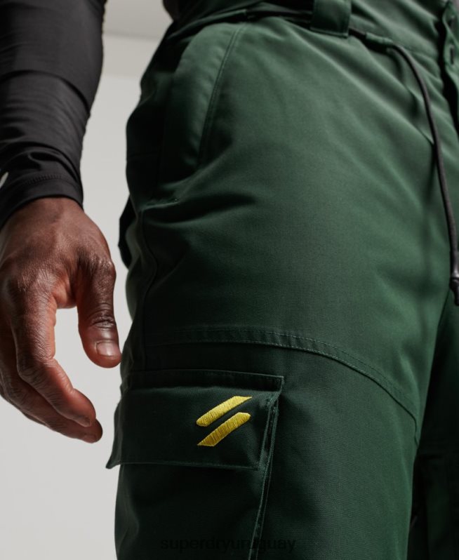 uy Superdry hombres pantalones de rescate de esquí ultimate verde DT2N8Z1380 ropa