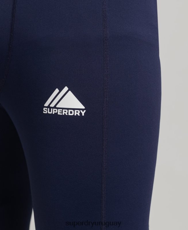 uy Superdry hombres leggins de capa base Armada DT2N8Z1383 ropa