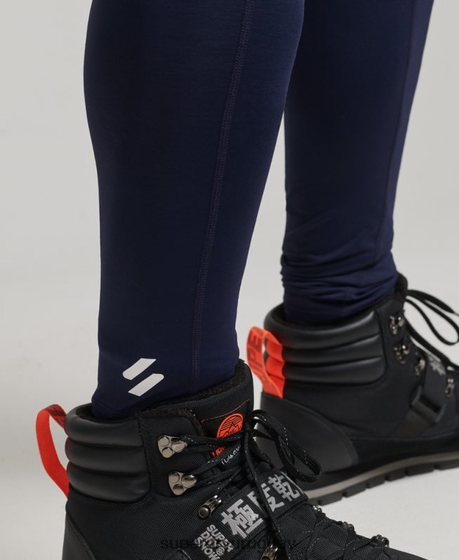 uy Superdry hombres leggins de capa base Armada DT2N8Z1383 ropa
