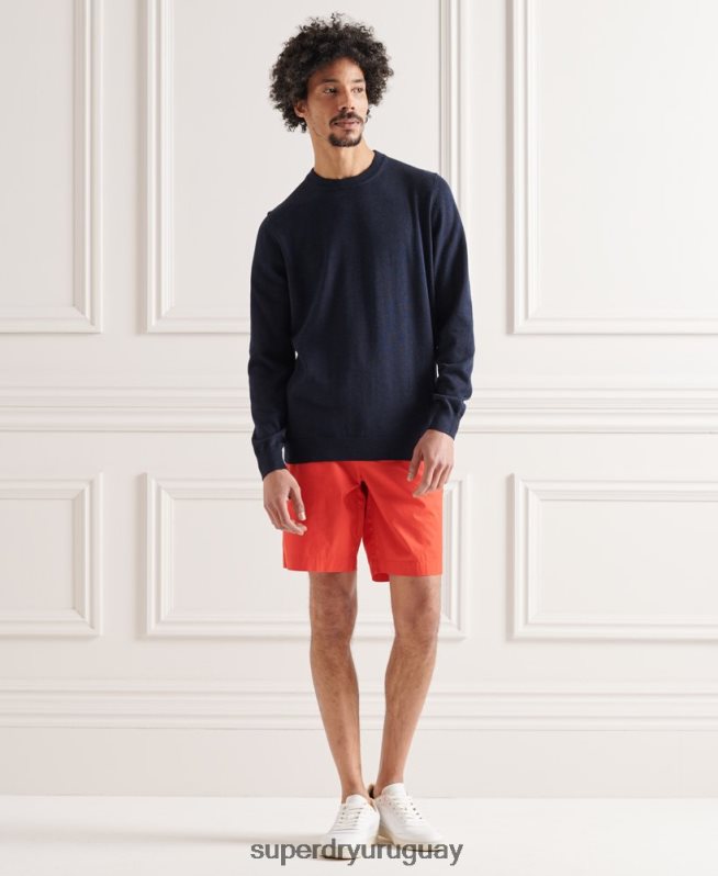 uy Superdry hombres jersey de punto con cuello redondo coolmax Armada DT2N8Z1343 ropa