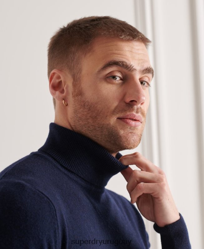 uy Superdry hombres suéter con cuello vuelto Armada DT2N8Z5323 ropa