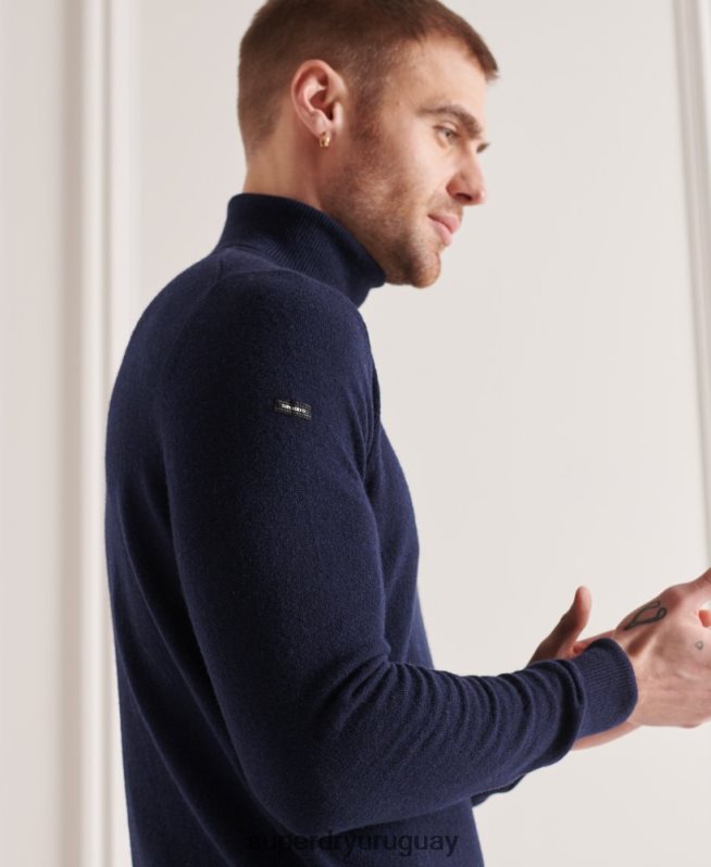 uy Superdry hombres suéter con cuello vuelto Armada DT2N8Z5323 ropa