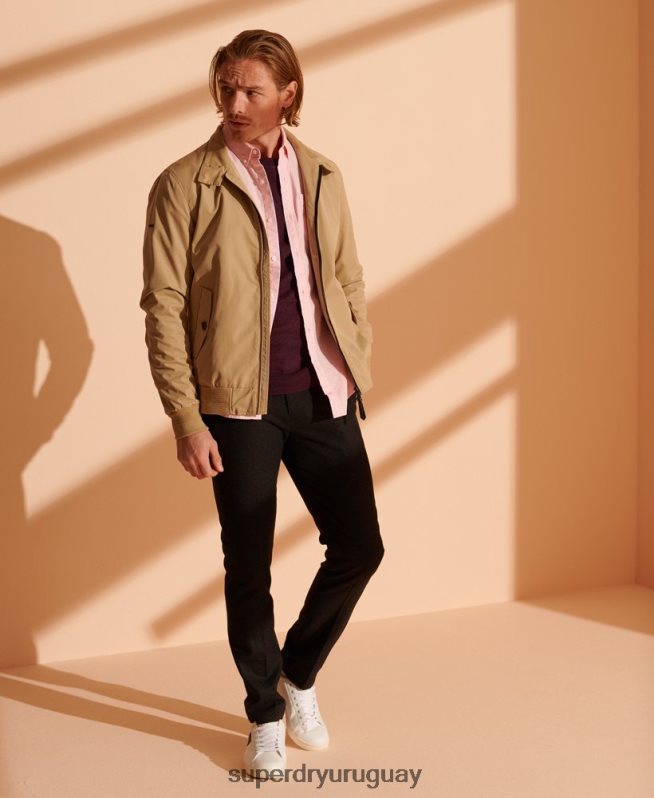 uy Superdry hombres suéter con etiqueta naranja rojo DT2N8Z1351 ropa