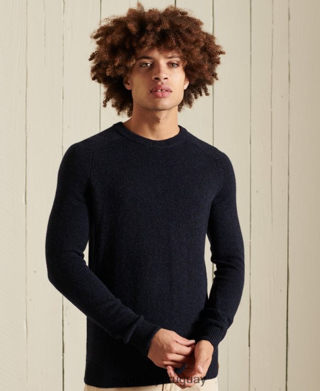 uy Superdry hombres suéter harlo crew Armada DT2N8Z5298 ropa