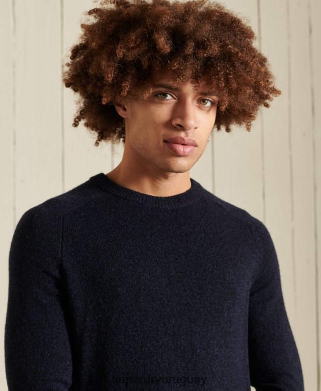 uy Superdry hombres suéter harlo crew Armada DT2N8Z5298 ropa