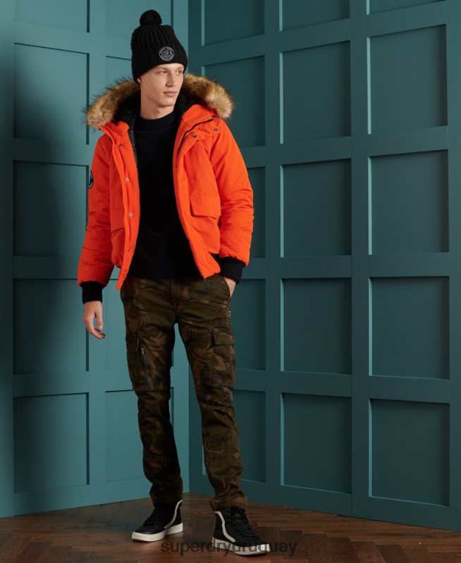 uy Superdry hombres suéter jacob cable crew negro DT2N8Z1355 ropa