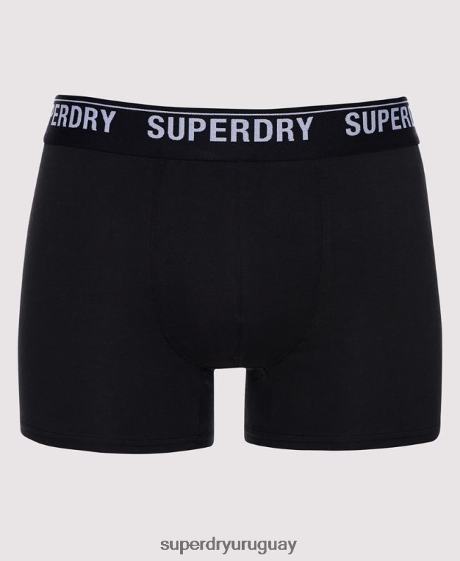 uy Superdry hombres Pack de tres bóxers de algodón orgánico multi DT2N8Z1605 ropa