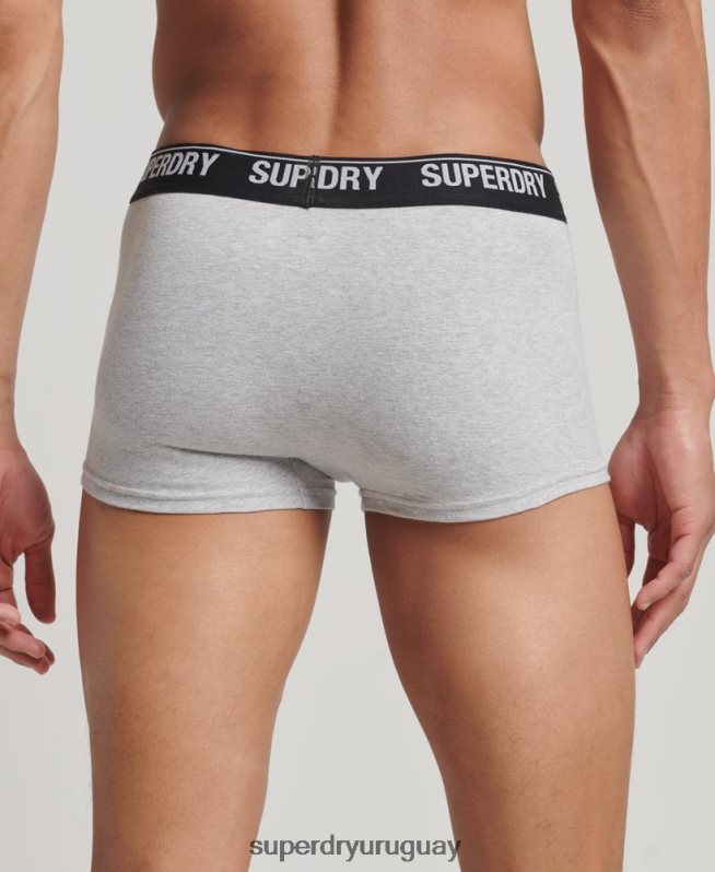 uy Superdry hombres Pack de tres calzoncillos de algodón orgánico multi DT2N8Z1753 ropa