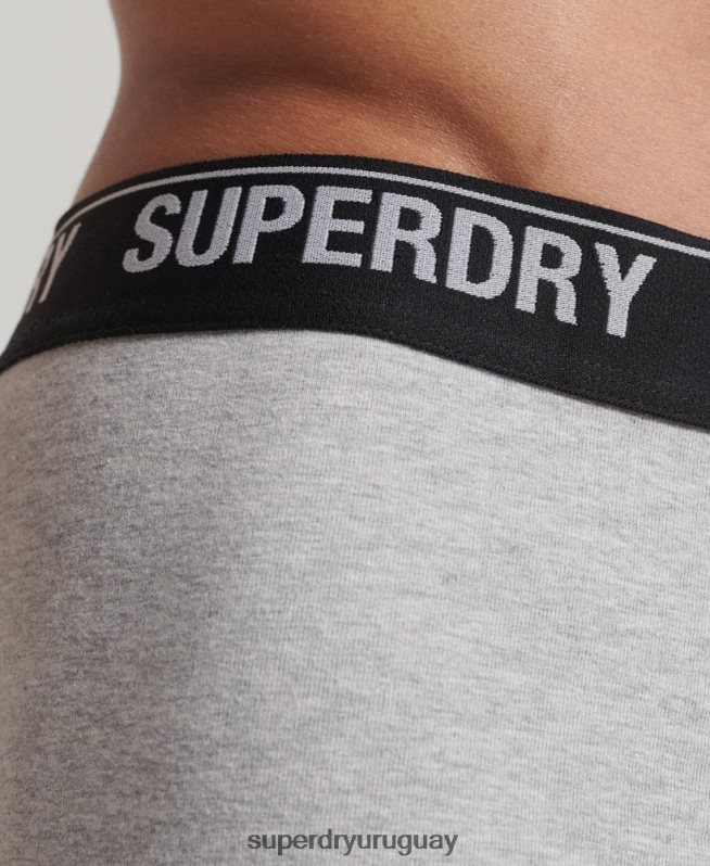 uy Superdry hombres Pack de tres calzoncillos de algodón orgánico multi DT2N8Z1753 ropa