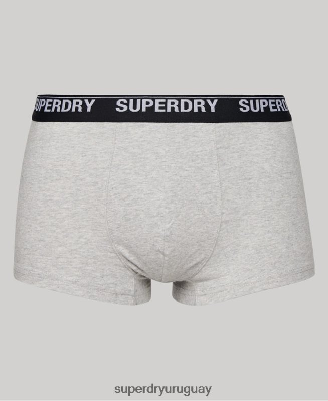 uy Superdry hombres Pack de tres calzoncillos de algodón orgánico multi DT2N8Z1753 ropa