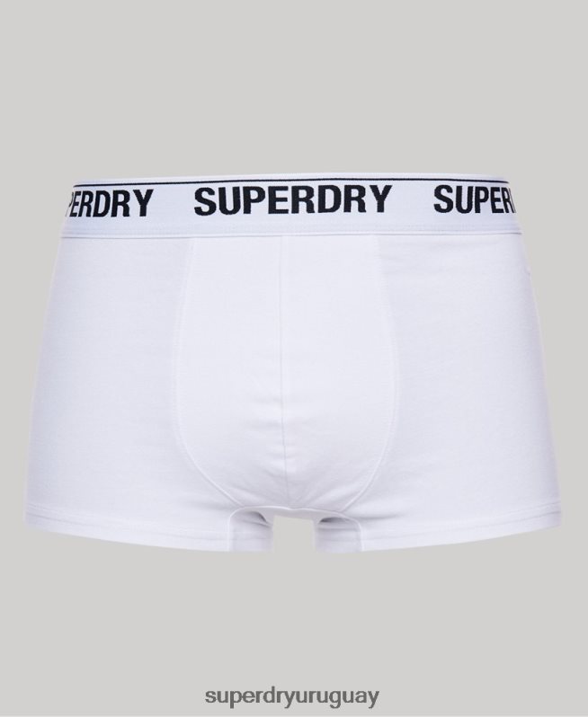 uy Superdry hombres Pack de tres calzoncillos de algodón orgánico negro DT2N8Z1747 ropa
