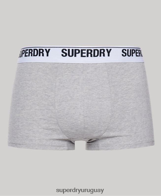 uy Superdry hombres Pack de tres calzoncillos de algodón orgánico negro DT2N8Z1747 ropa