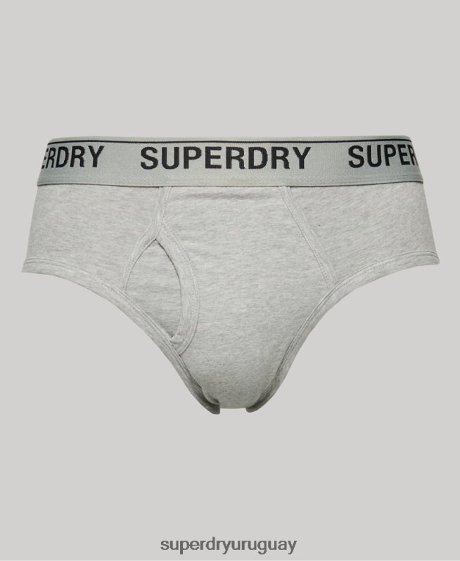 uy Superdry hombres Pack triple de calzoncillos de algodón orgánico negro DT2N8Z1862 ropa