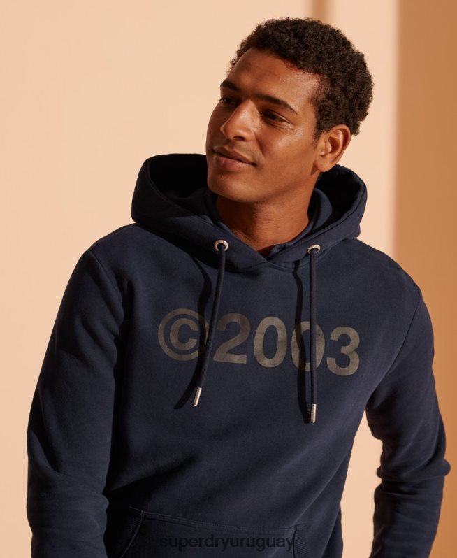 uy Superdry hombres 2003 sudadera con capucha Armada DT2N8Z900 ropa