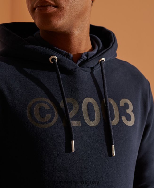 uy Superdry hombres 2003 sudadera con capucha Armada DT2N8Z900 ropa