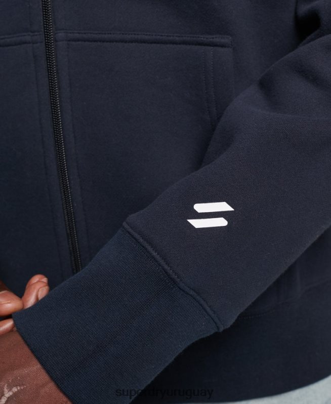 uy Superdry hombres code sportswear sudadera con cremallera Armada DT2N8Z519 ropa