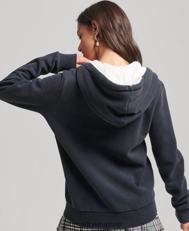 uy Superdry hombres orgullo y artesanía sudadera con cremallera Armada DT2N8Z6019 ropa