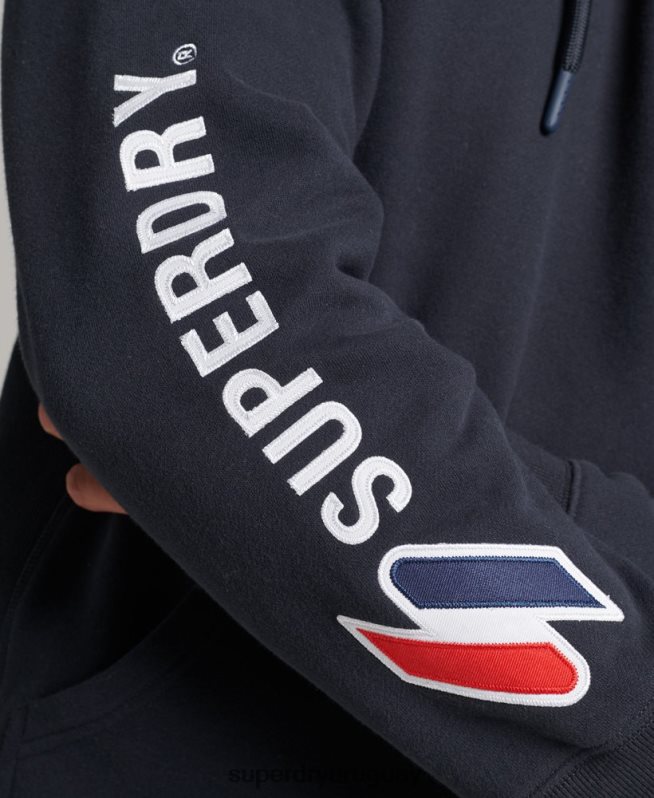 uy Superdry hombres sudadera con aplique Armada DT2N8Z583 ropa