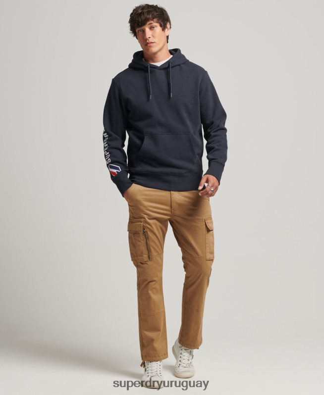 uy Superdry hombres sudadera con aplique Armada DT2N8Z583 ropa
