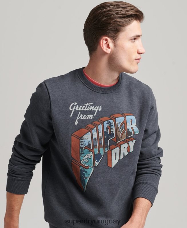 uy Superdry hombres sudadera con capucha Armada DT2N8Z510 ropa