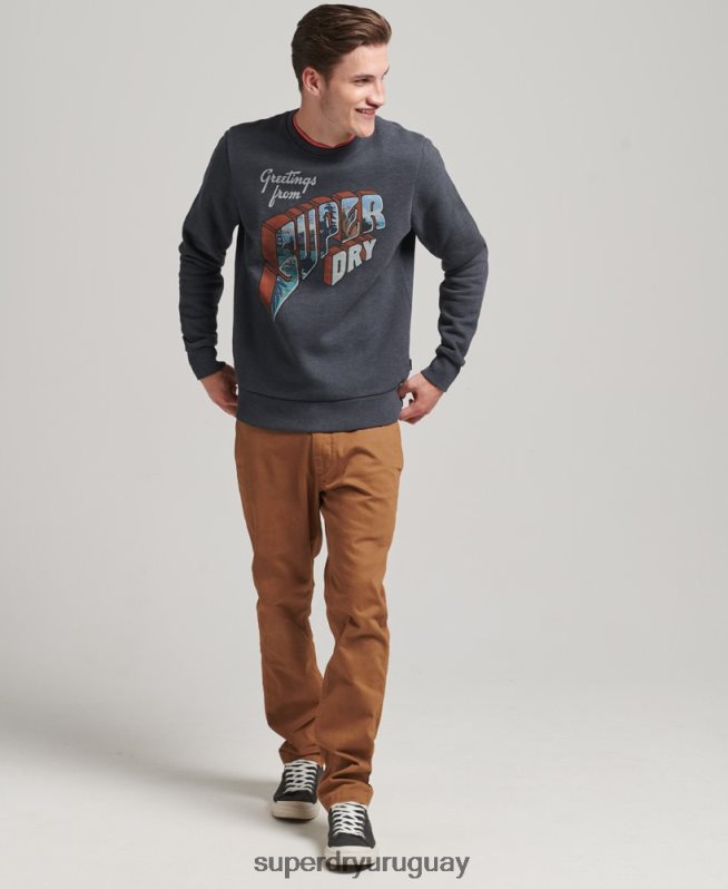 uy Superdry hombres sudadera con capucha Armada DT2N8Z510 ropa