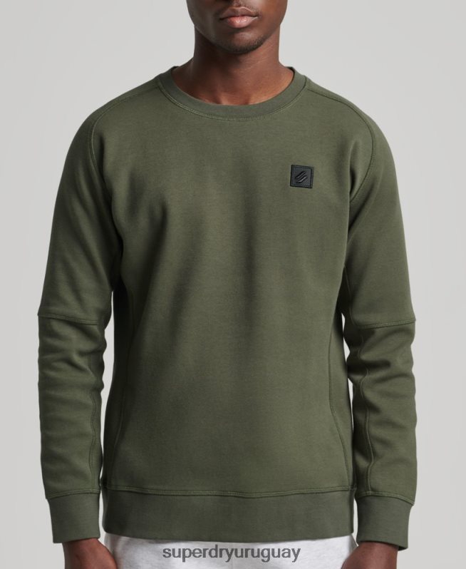 uy Superdry hombres sudadera con capucha caqui DT2N8Z5065 ropa