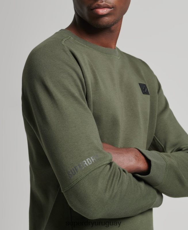 uy Superdry hombres sudadera con capucha caqui DT2N8Z5065 ropa