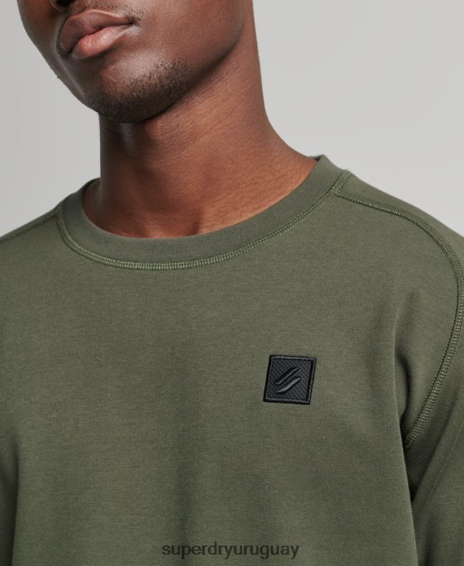uy Superdry hombres sudadera con capucha caqui DT2N8Z5065 ropa