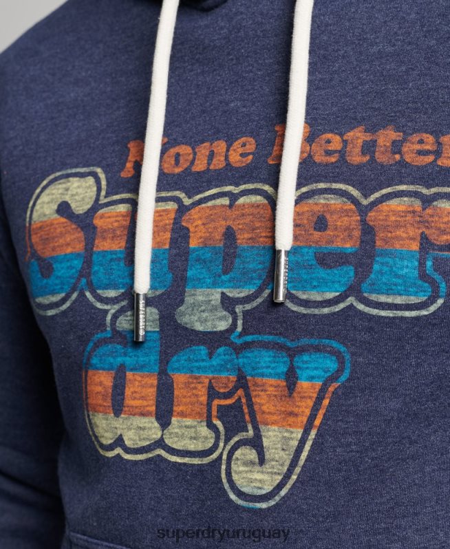 uy Superdry hombres sudadera con capucha clásica cooper vintage Armada DT2N8Z599 ropa