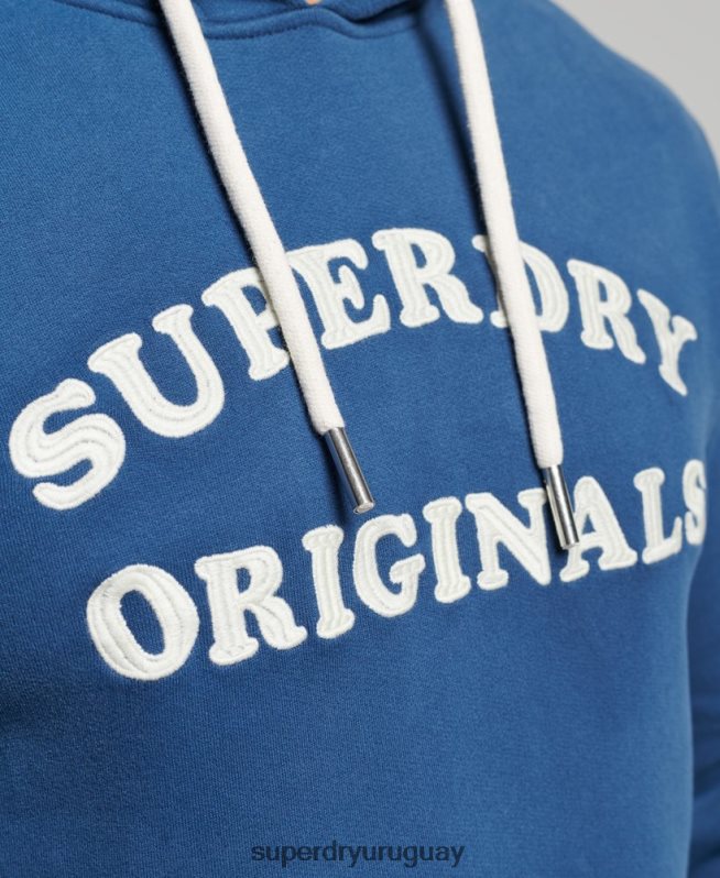 uy Superdry hombres sudadera con capucha clásica cooper vintage Armada DT2N8Z682 ropa