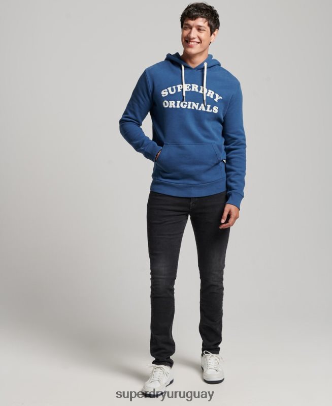 uy Superdry hombres sudadera con capucha clásica cooper vintage Armada DT2N8Z682 ropa