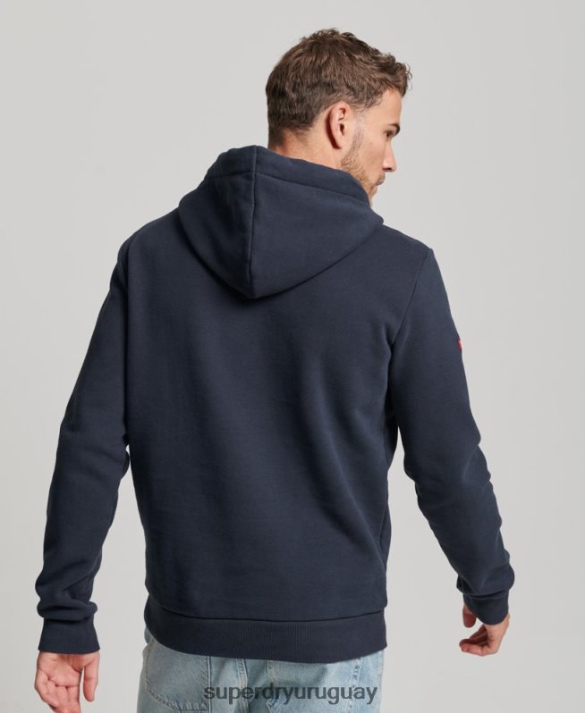 uy Superdry hombres sudadera con capucha clásica de la tienda del logo vintage Armada DT2N8Z584 ropa