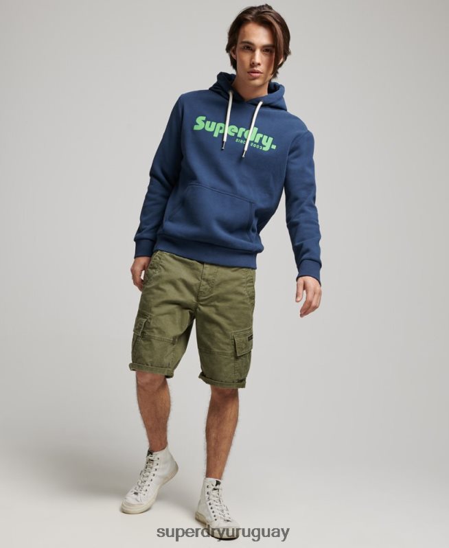 uy Superdry hombres sudadera con capucha clásica vintage Armada DT2N8Z637 ropa