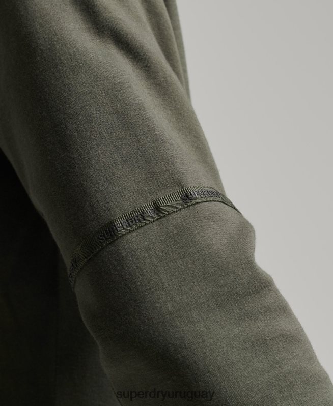 uy Superdry hombres sudadera con capucha de tecnología caqui DT2N8Z5021 ropa