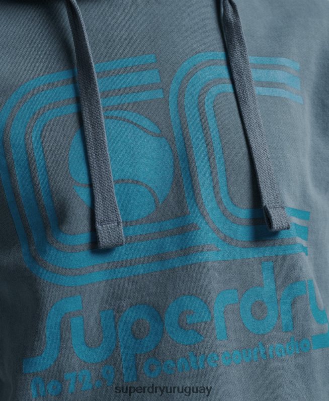 uy Superdry hombres sudadera con capucha del club atlético Armada DT2N8Z5225 ropa