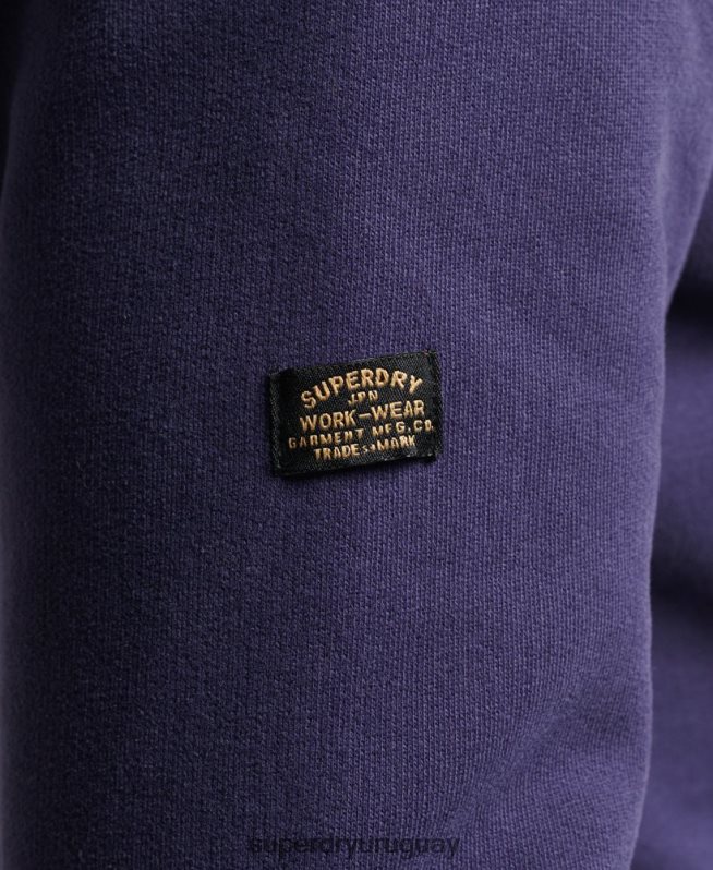 uy Superdry hombres sudadera con capucha estilo script vintage Armada DT2N8Z882 ropa