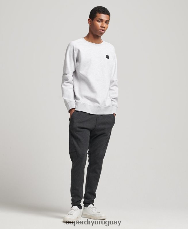 uy Superdry hombres sudadera con capucha gris DT2N8Z5025 ropa