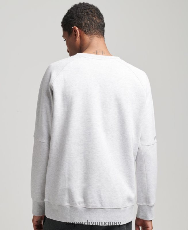 uy Superdry hombres sudadera con capucha gris DT2N8Z5025 ropa