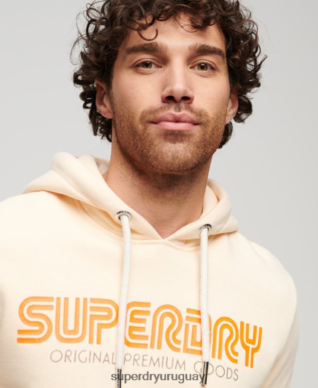 uy Superdry hombres sudadera con capucha retro vintage desnudo DT2N8Z90 ropa