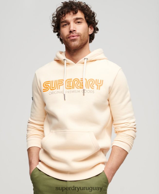 uy Superdry hombres sudadera con capucha retro vintage desnudo DT2N8Z90 ropa