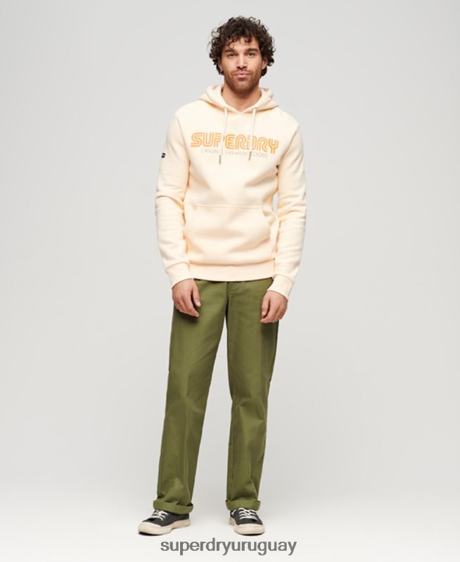 uy Superdry hombres sudadera con capucha retro vintage desnudo DT2N8Z90 ropa