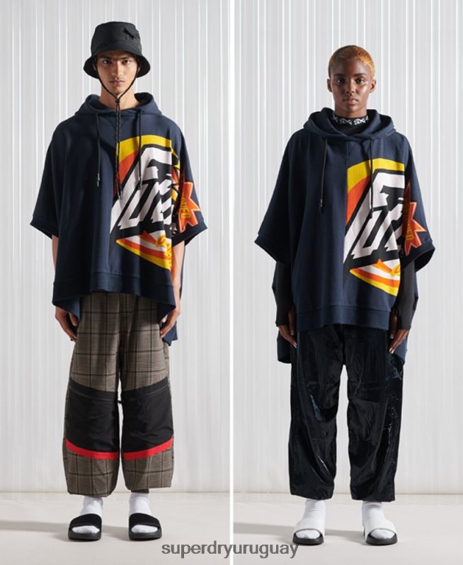 uy Superdry hombres sudadera con capucha sdx rex de edición limitada Armada DT2N8Z5233 ropa