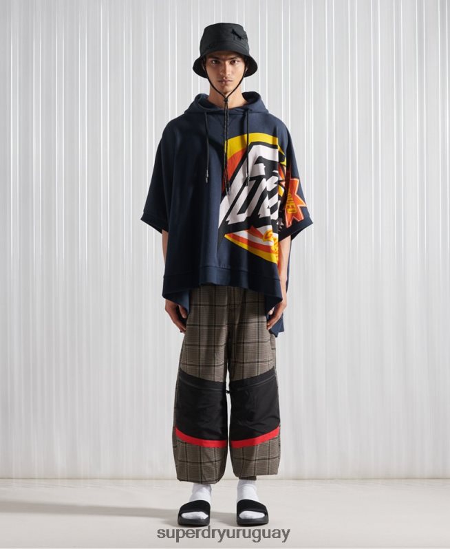 uy Superdry hombres sudadera con capucha sdx rex de edición limitada Armada DT2N8Z5233 ropa