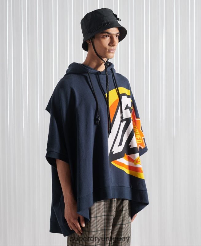 uy Superdry hombres sudadera con capucha sdx rex de edición limitada Armada DT2N8Z5233 ropa