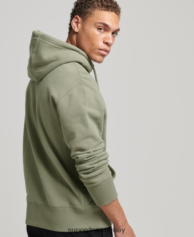 uy Superdry hombres sudadera con capucha y gráfico xp-d caqui DT2N8Z5098 ropa