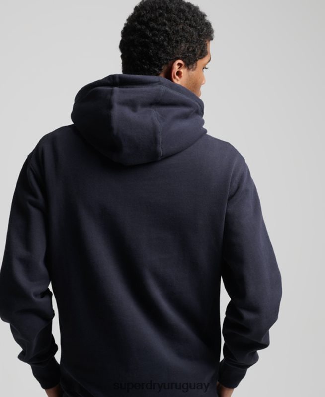 uy Superdry hombres sudadera con capucha y logo de código Armada DT2N8Z5216 ropa