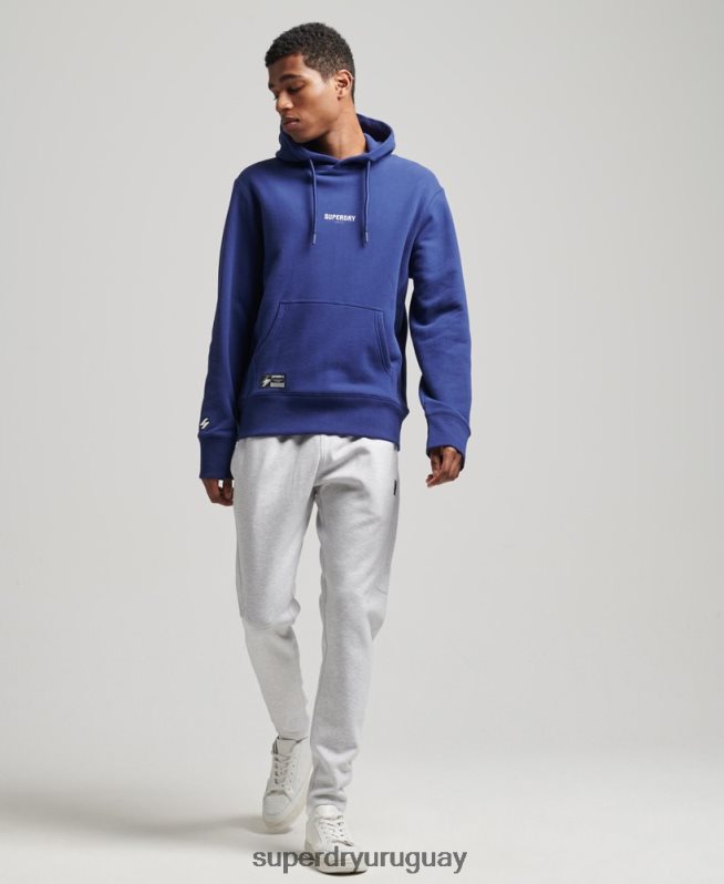 uy Superdry hombres sudadera con capucha y micro logo Armada DT2N8Z5897 ropa